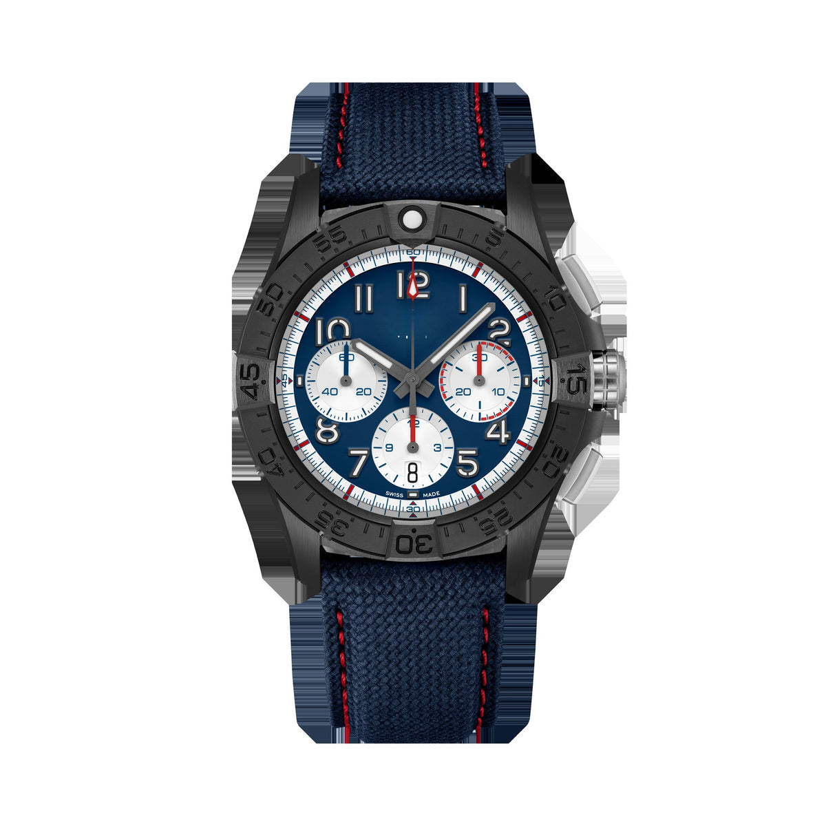 Chronograph Blue Stainless Steel 42mm (3)
