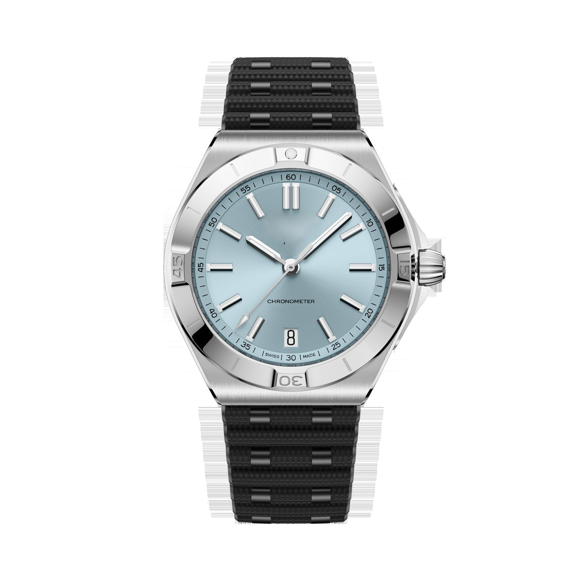 Chronograph Blue Stainless Steel 40mm (5)
