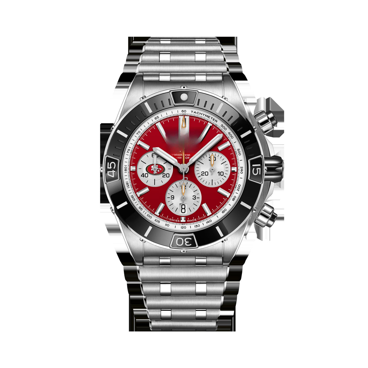 Chronograph White Stainless Steel 44mm (4)