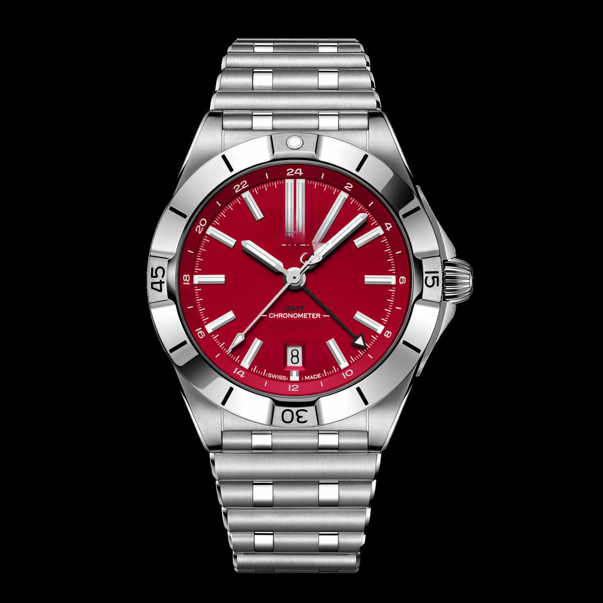 Chronograph Red Steel 40mm (2)