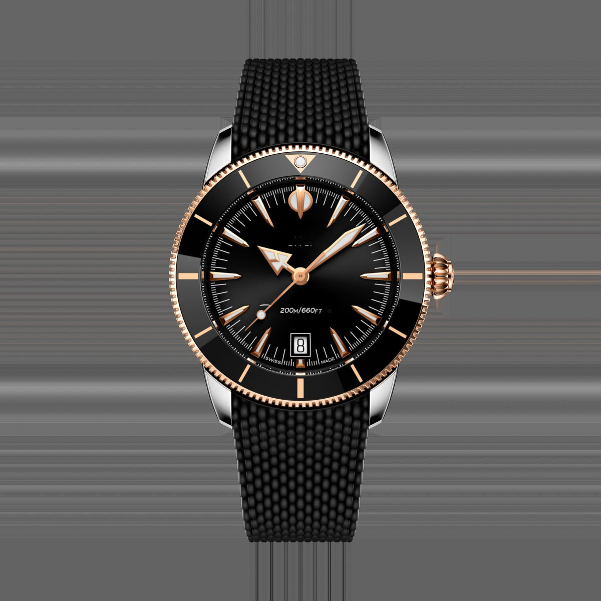 Chronograph Black 18K Rose Gold 42mm (6)