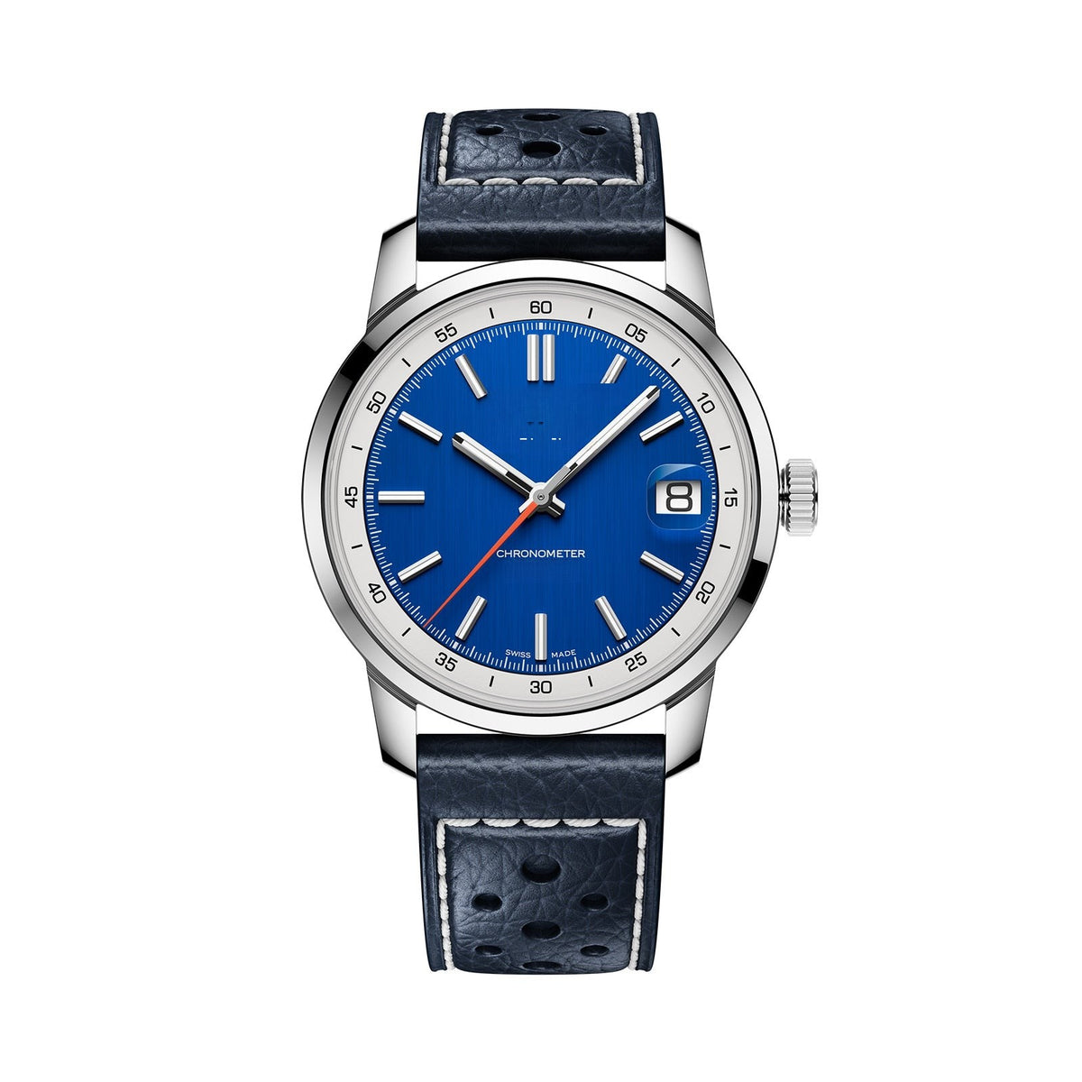 Chronograph Blue Stainless Steel 38mm (4)