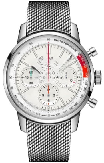 Chronograph White Stainless Steel 41mm (2)