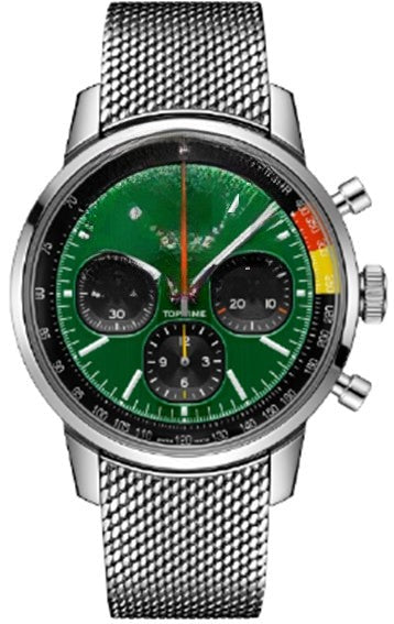 Chronograph Silver Stainless Steel 41mm
