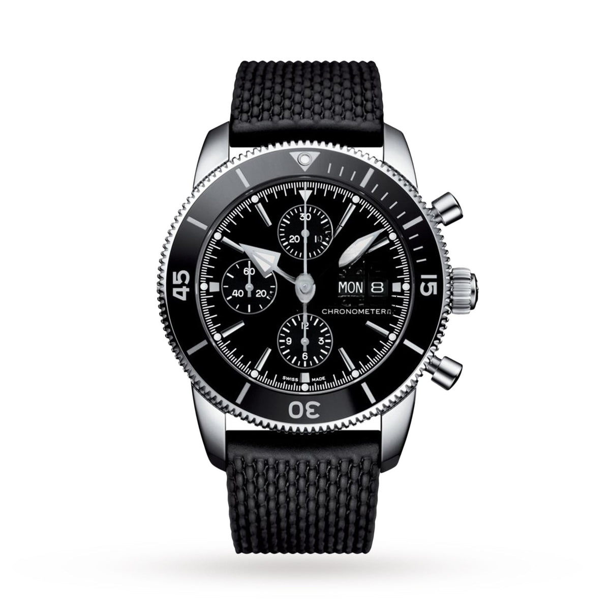 Chronograph Black Stainless Steel 44mm (4)