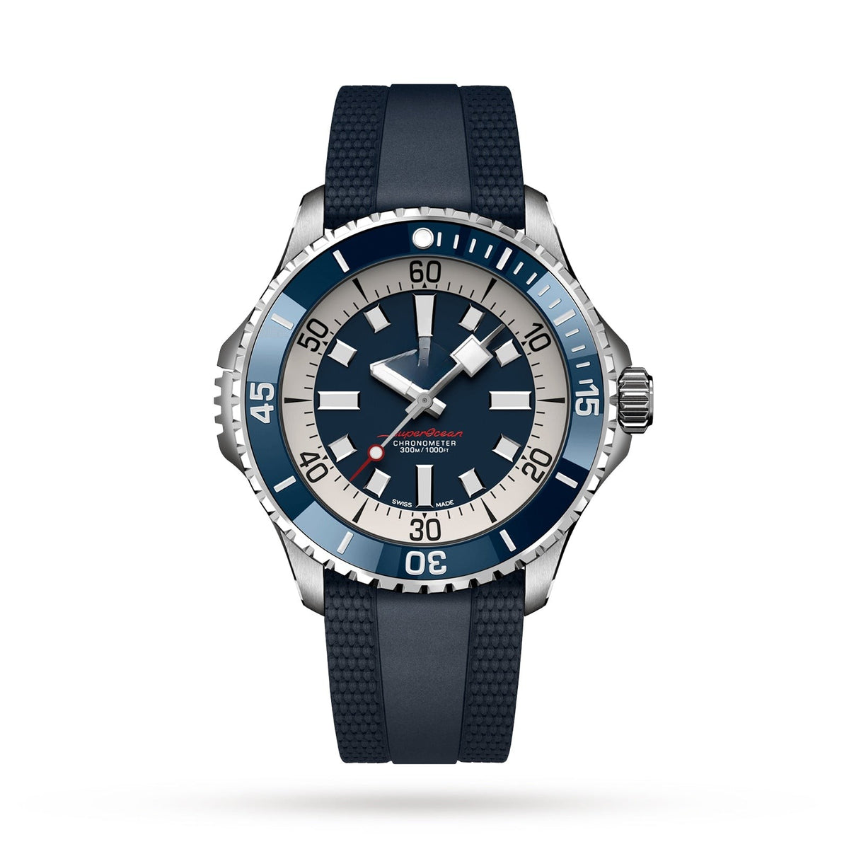 Classic Blue Stainless Steel 46mm (2)