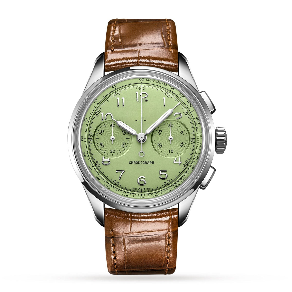 Vintage Silver Stainless Steel 40mm