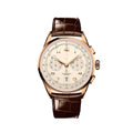 Vintage Silver 18K Rose Gold 42mm
