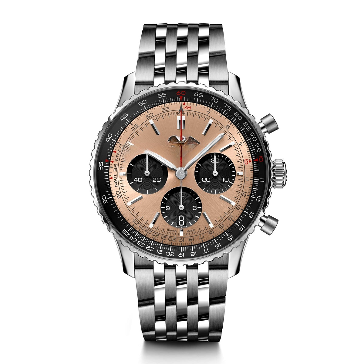 Classic Red Stainless Steel 43mm