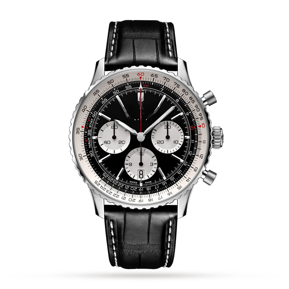 Classic Black Stainless Steel 43mm (7)