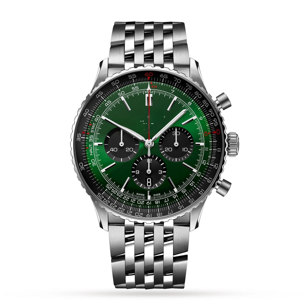 Pilot Green Stainless Steel 46mm
