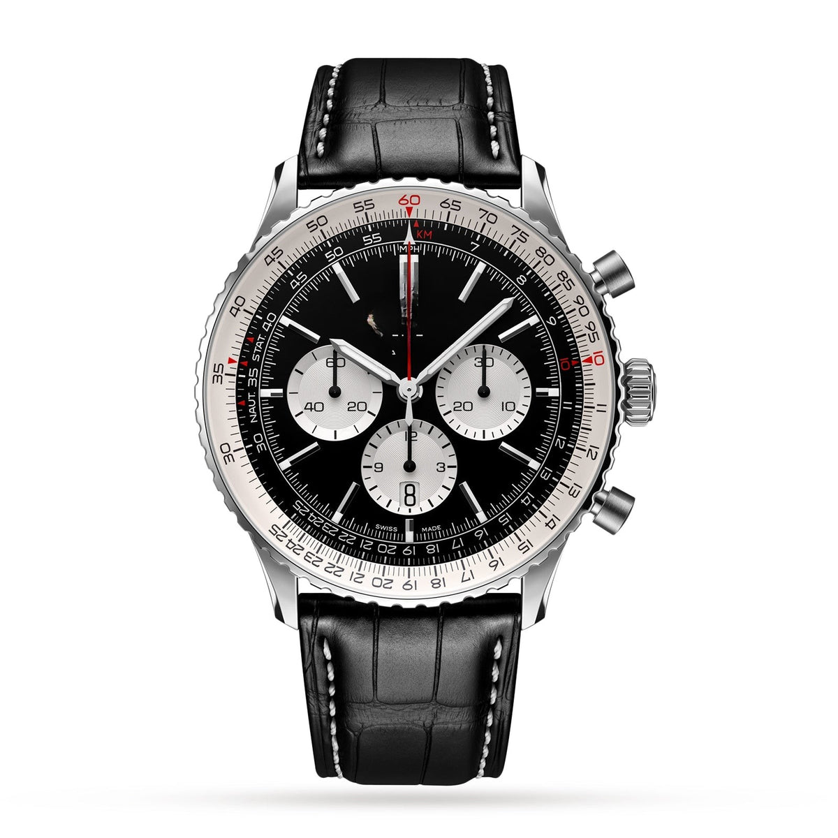 Classic Black Stainless Steel 46mm (3)