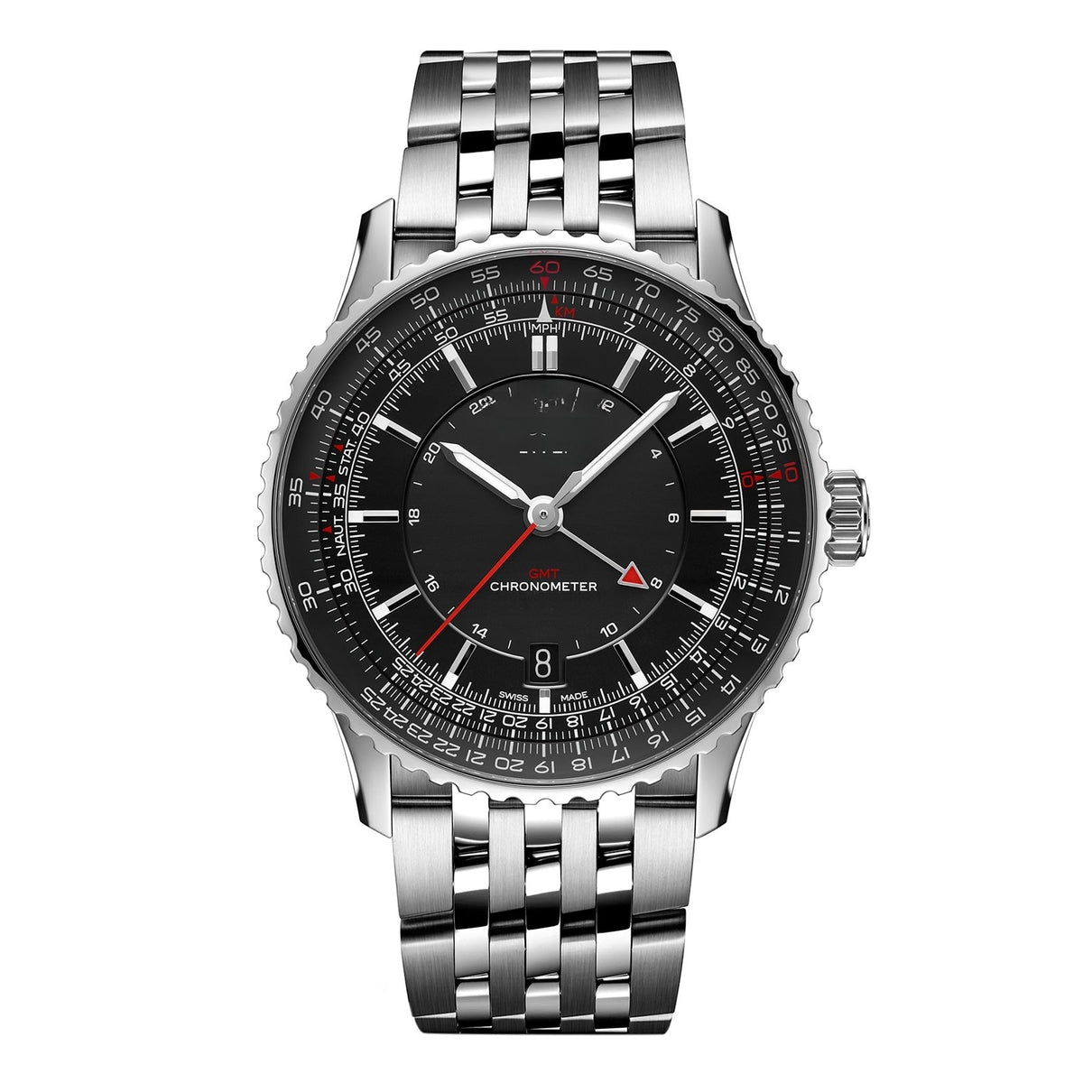 Chronograph Black Stainless Steel 41mm (6)