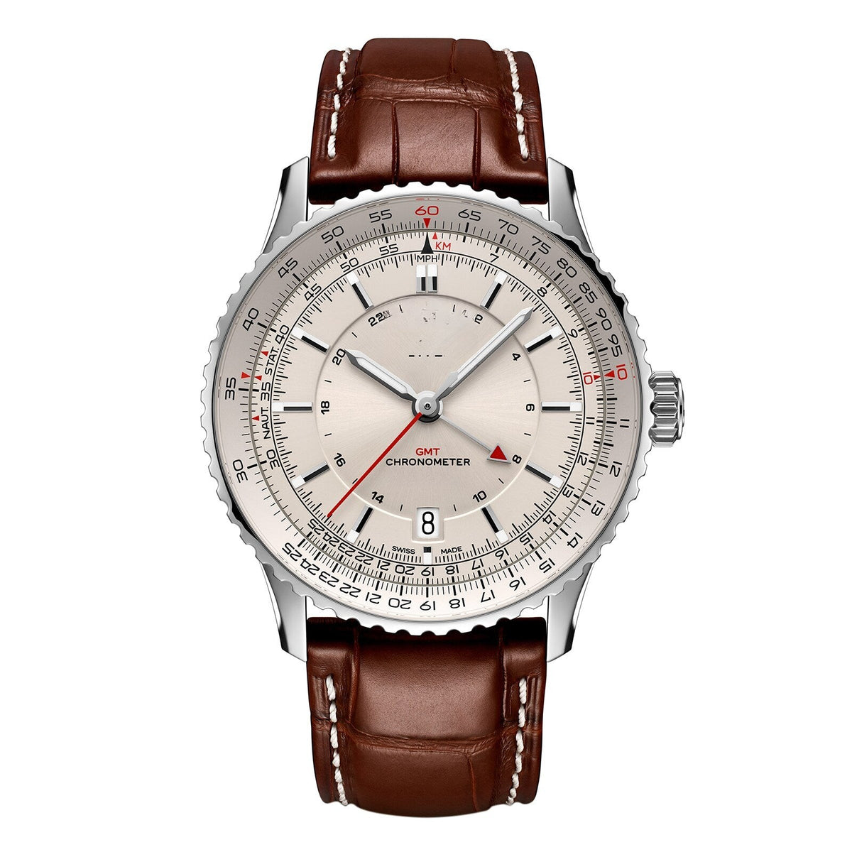 Chronograph Silver Stainless Steel 41mm (2)