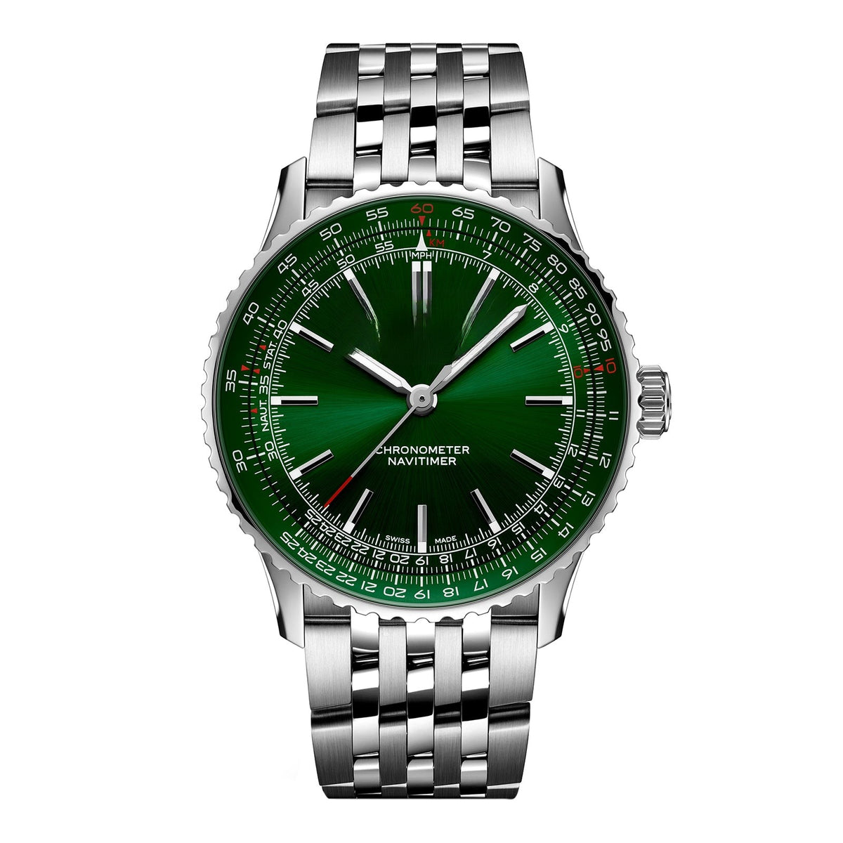 Chronograph Silver Stainless Steel 41mm (4)