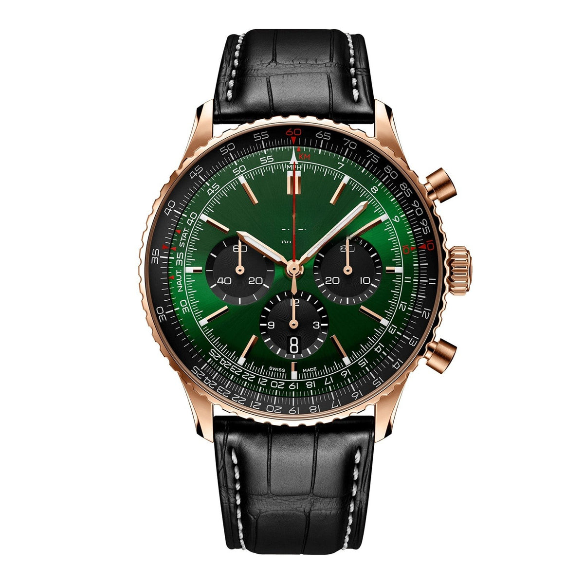 Classic Black 18K Rose Gold 46mm (2)