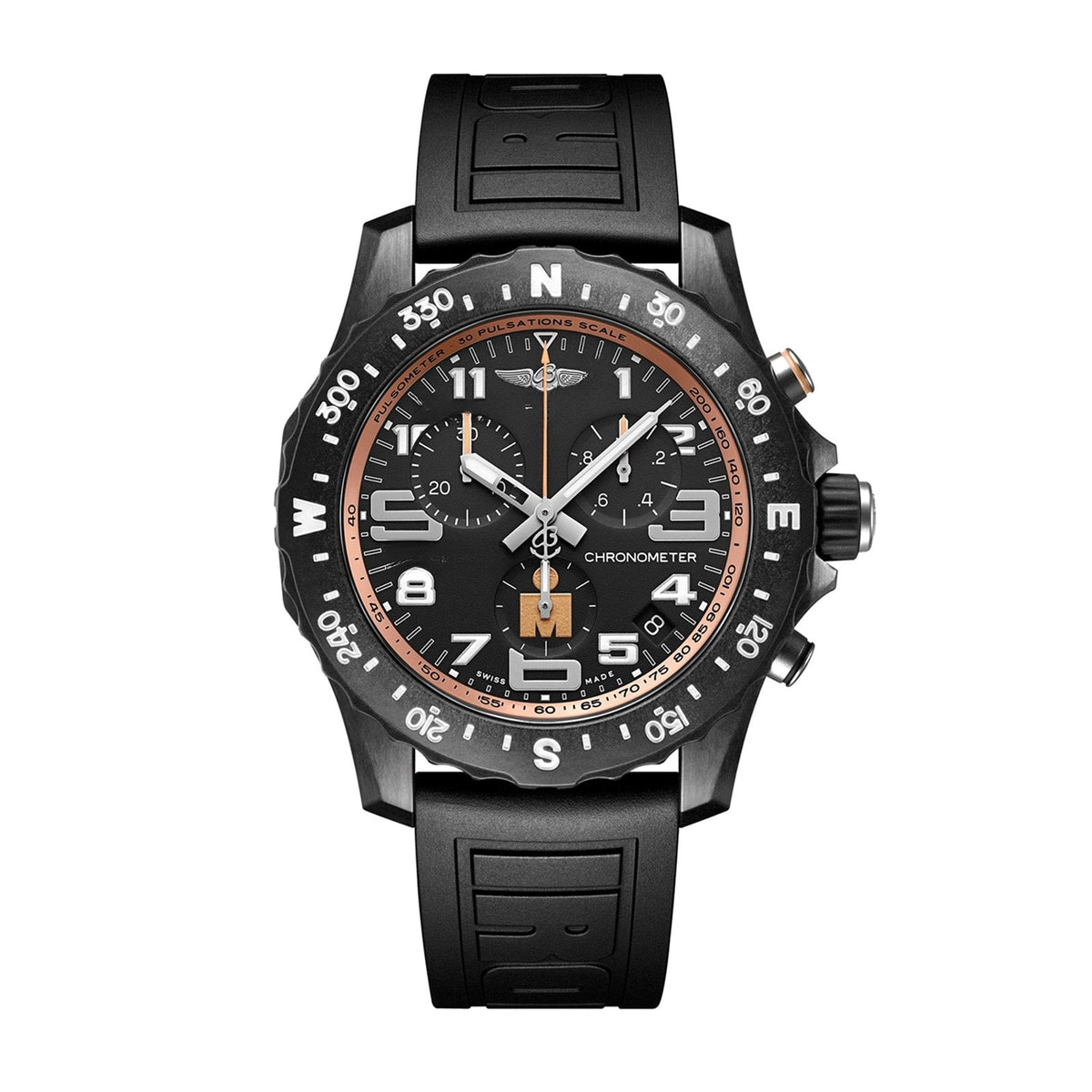 Chronograph Black Stainless Steel 44mm (11)