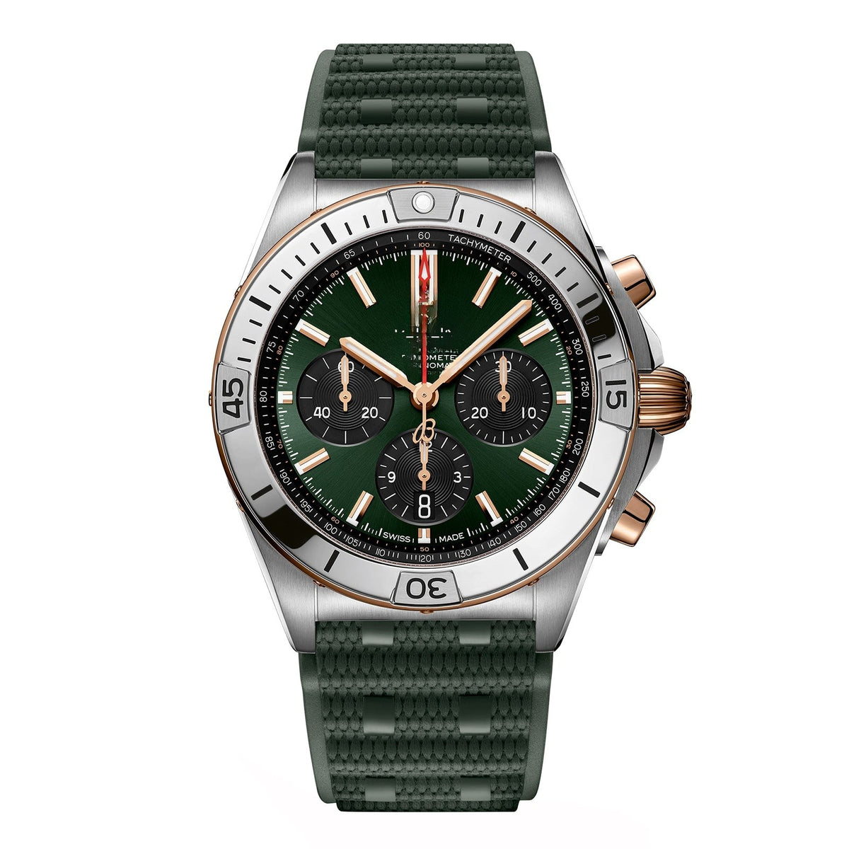 Chronograph Green 18K Rose Gold 42mm (2)