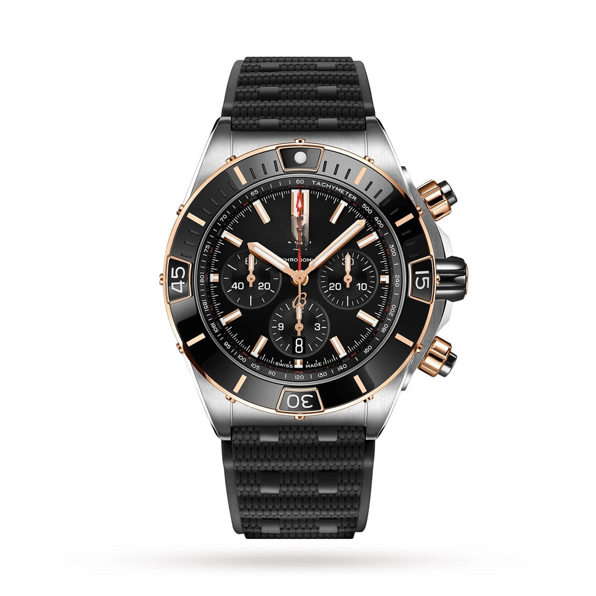 Chronograph Black 18K Rose Gold 44mm (6)
