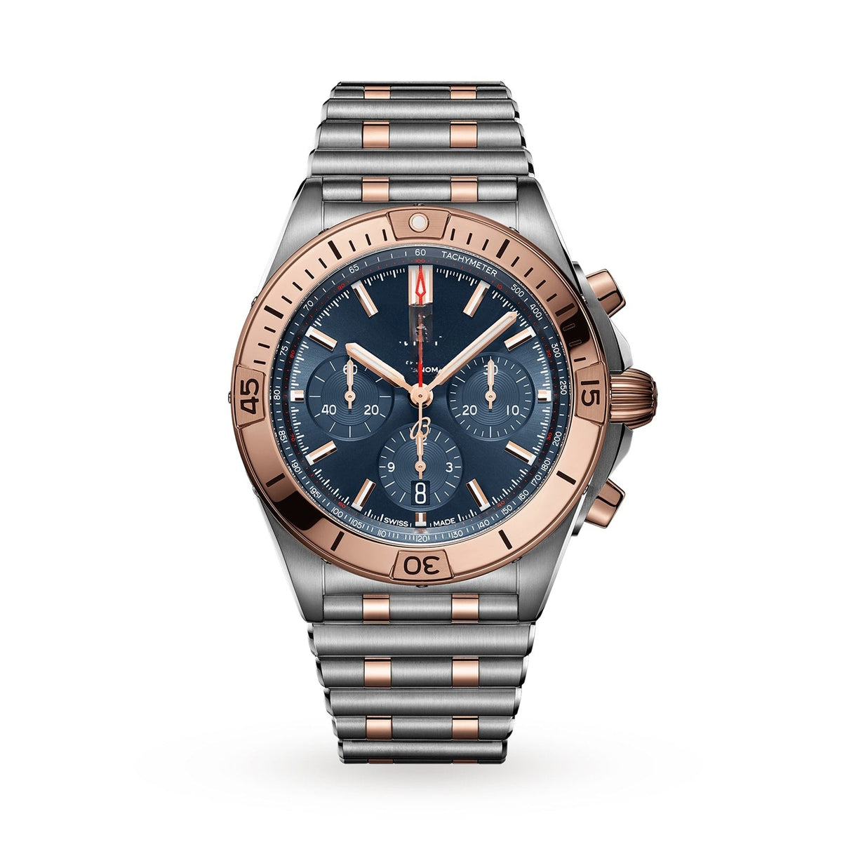 Chronograph Blue 18K Rose Gold 42mm (4)