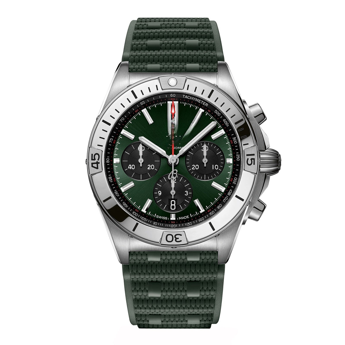 Chronograph Silver Stainless Steel 42mm