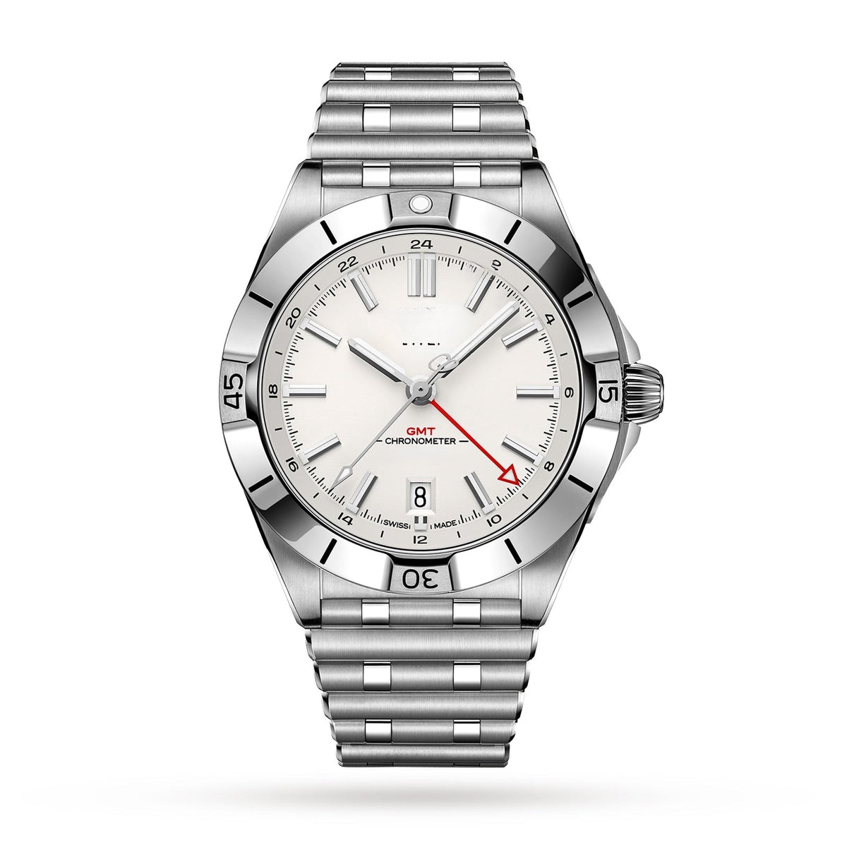 Chronograph White Stainless Steel 40mm