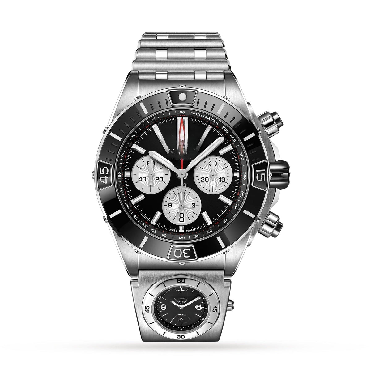 Chronograph Black Stainless Steel 44mm (15)
