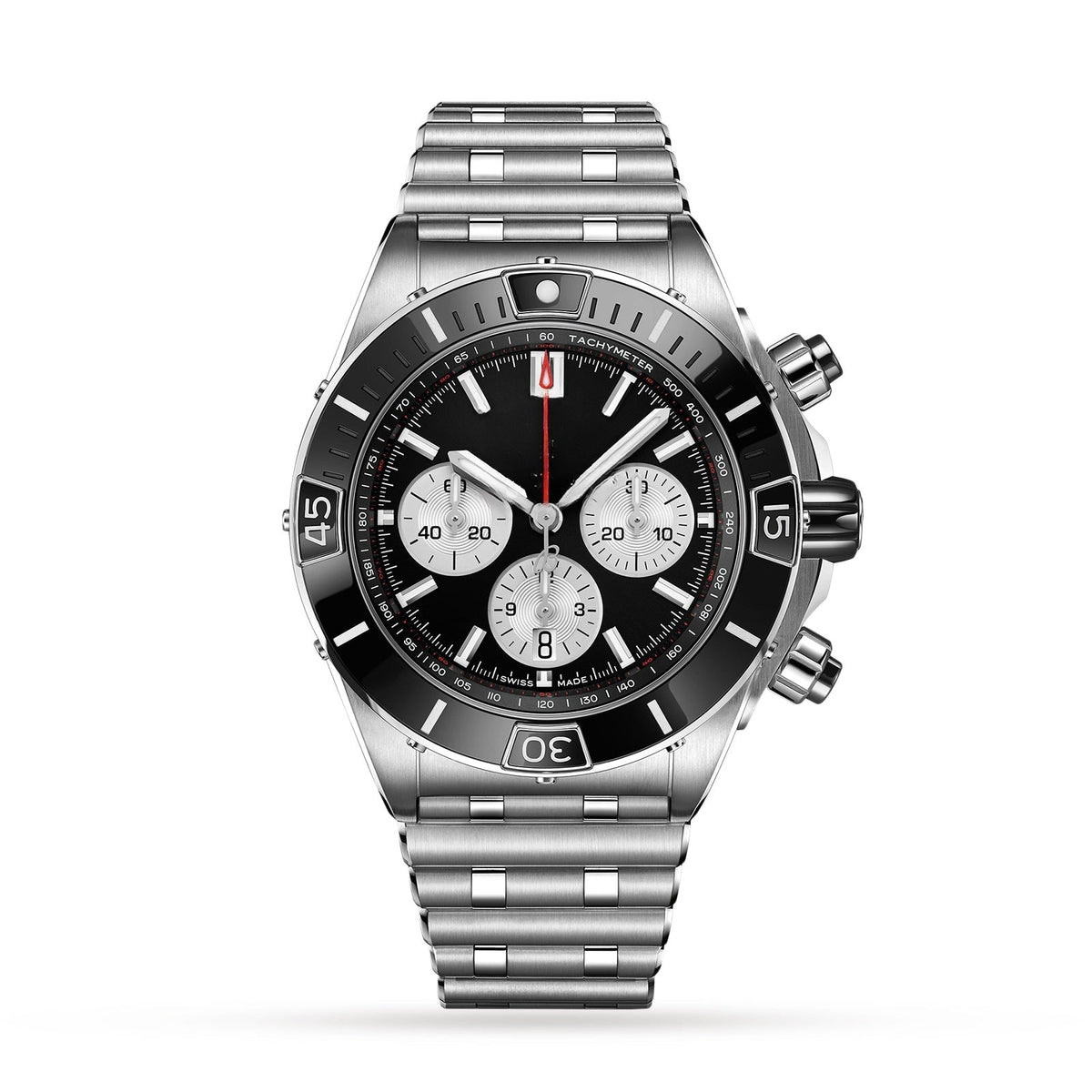 Chronograph Black Stainless Steel 44mm (16)