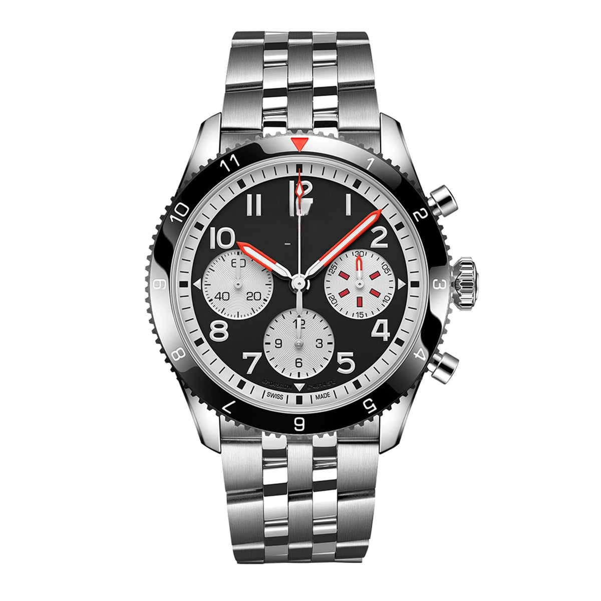 Classic Black Stainless Steel 42mm (11)