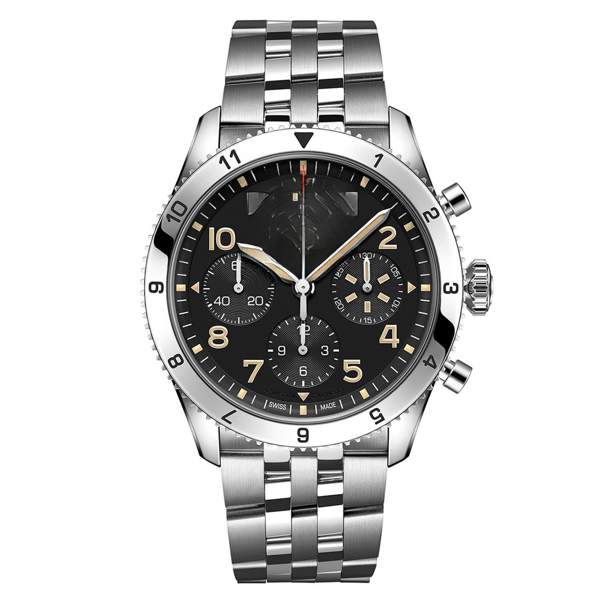 Classic Black Stainless Steel 42mm (13)