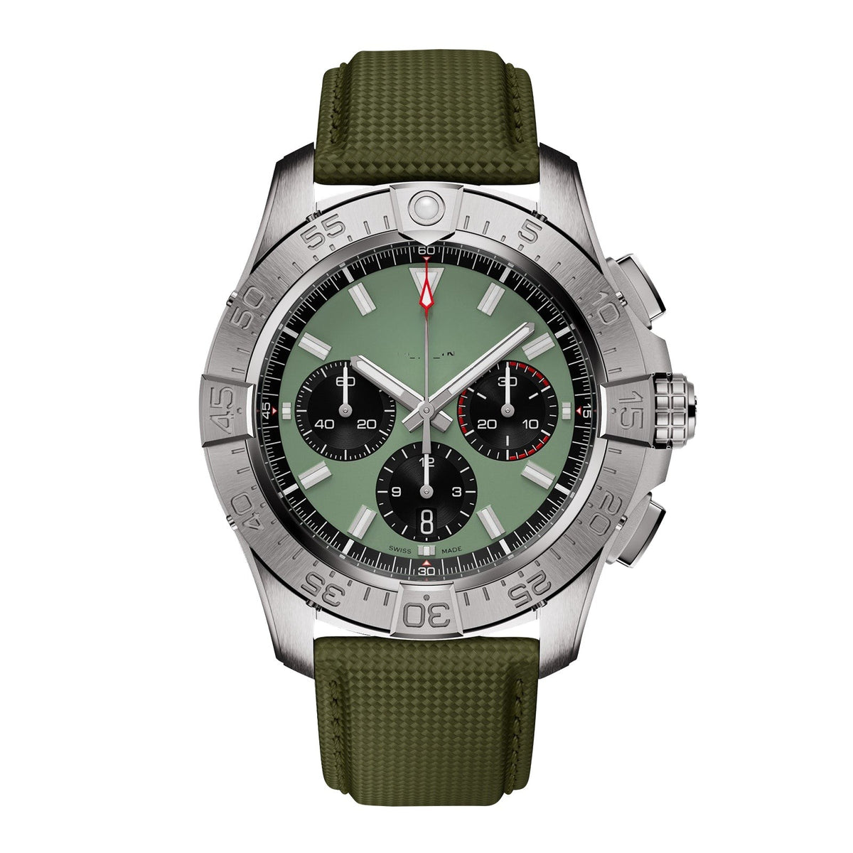 Chronograph Green Stainless Steel 44mm