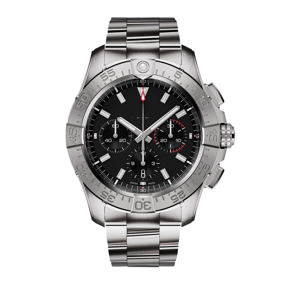 Chronograph Black Stainless Steel 44mm (19)