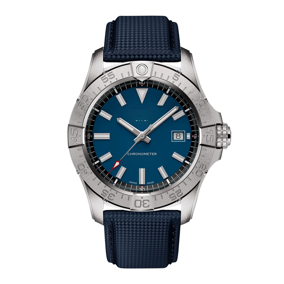 Chronograph Blue Stainless Steel 42mm (14)