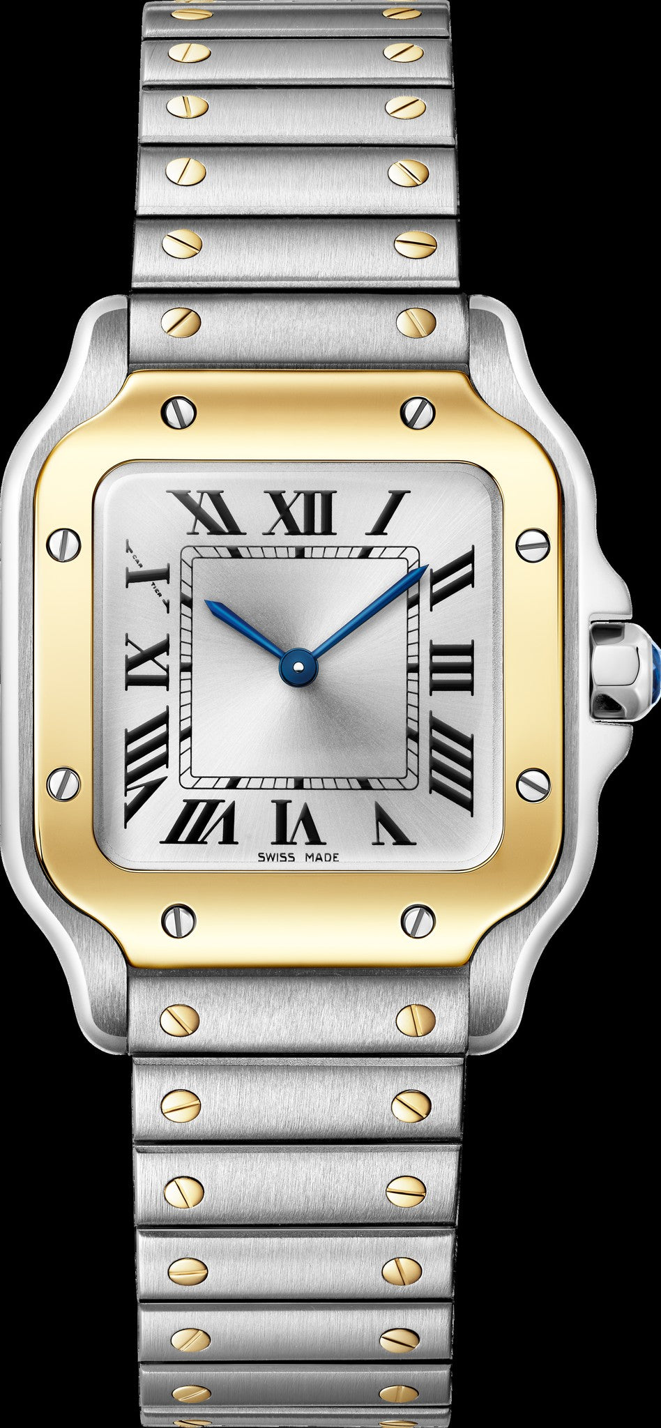 Dress Silver 18K Yellow Gold 27mm (2)