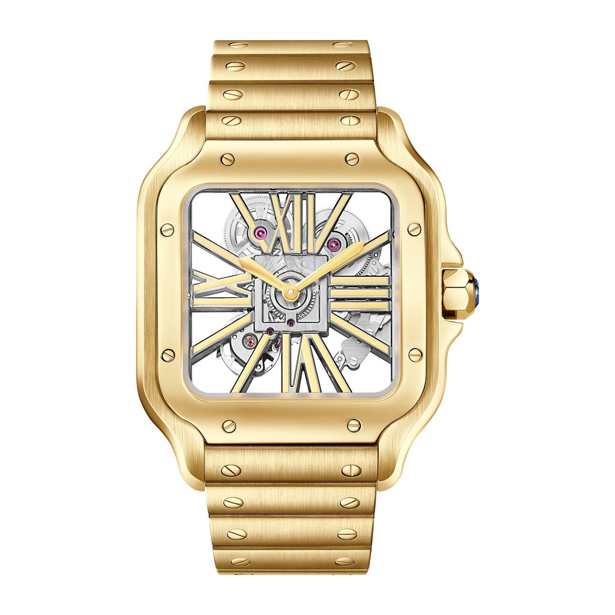 Dress Gray 18K Yellow Gold 40mm