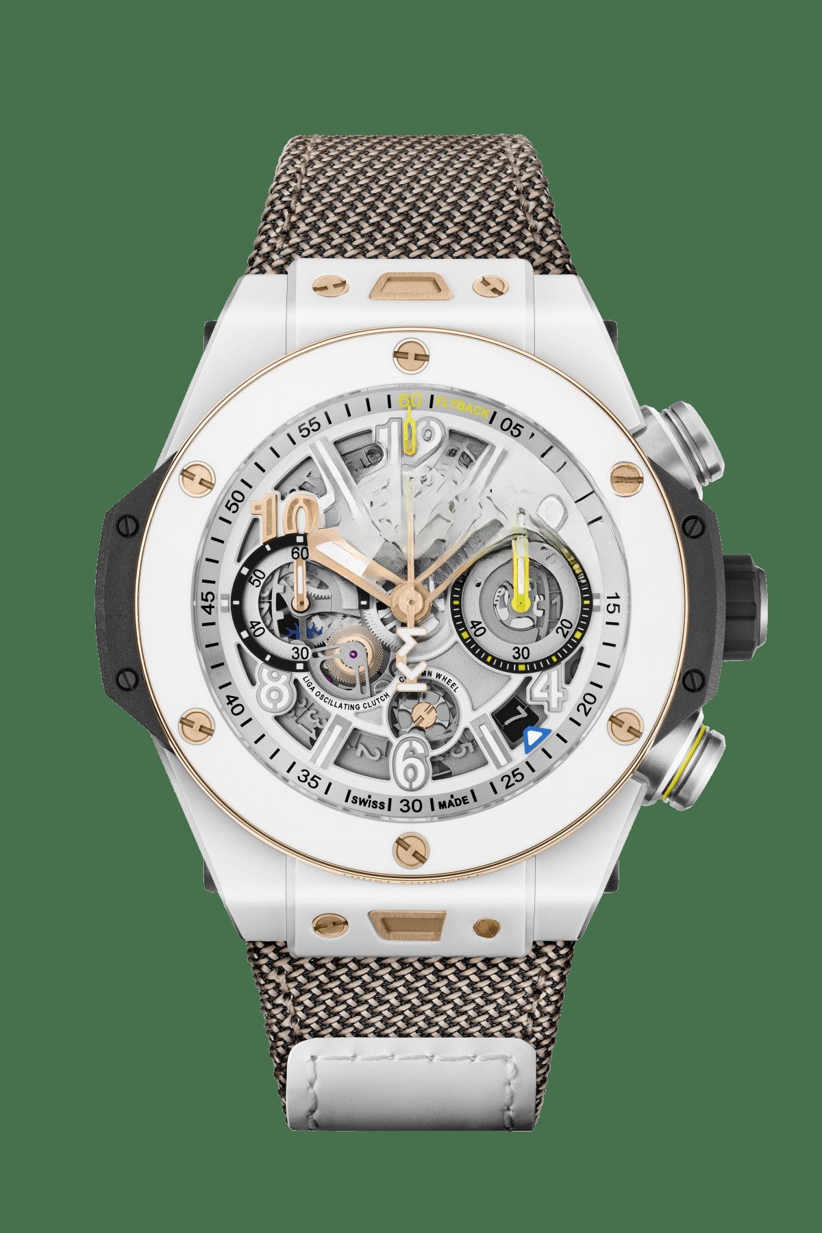 Classic White Ceramic 44mm