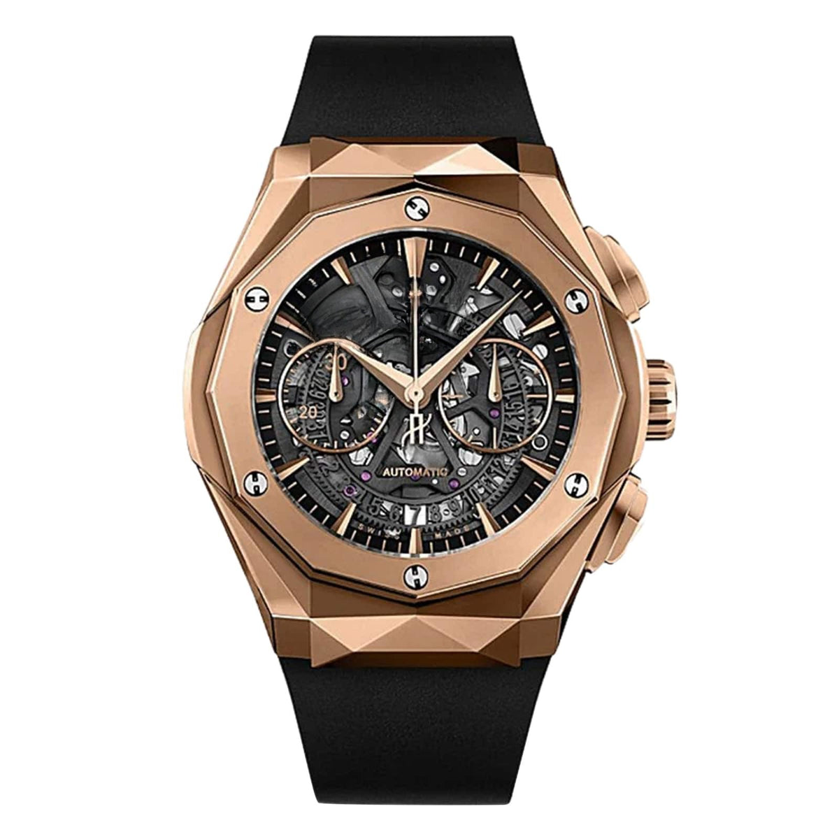 Classic Black 18K Rose Gold 45mm (2)