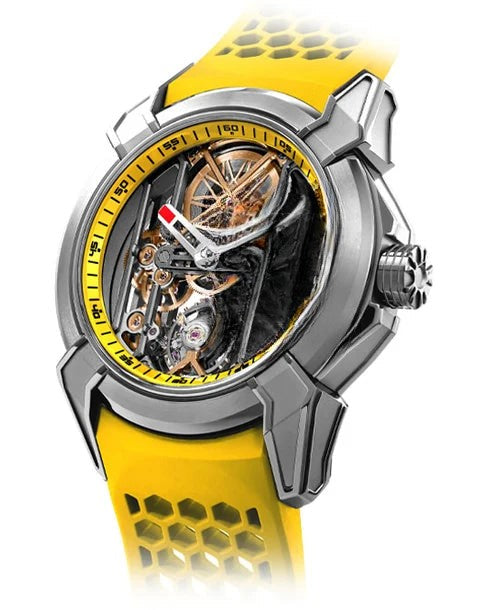 Skeleton Yellow Titanium 44mm