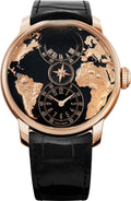 Vintage Black 18K Rose Gold 43mm