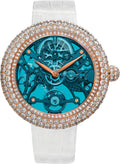 Skeleton Red Rose Gold 44mm