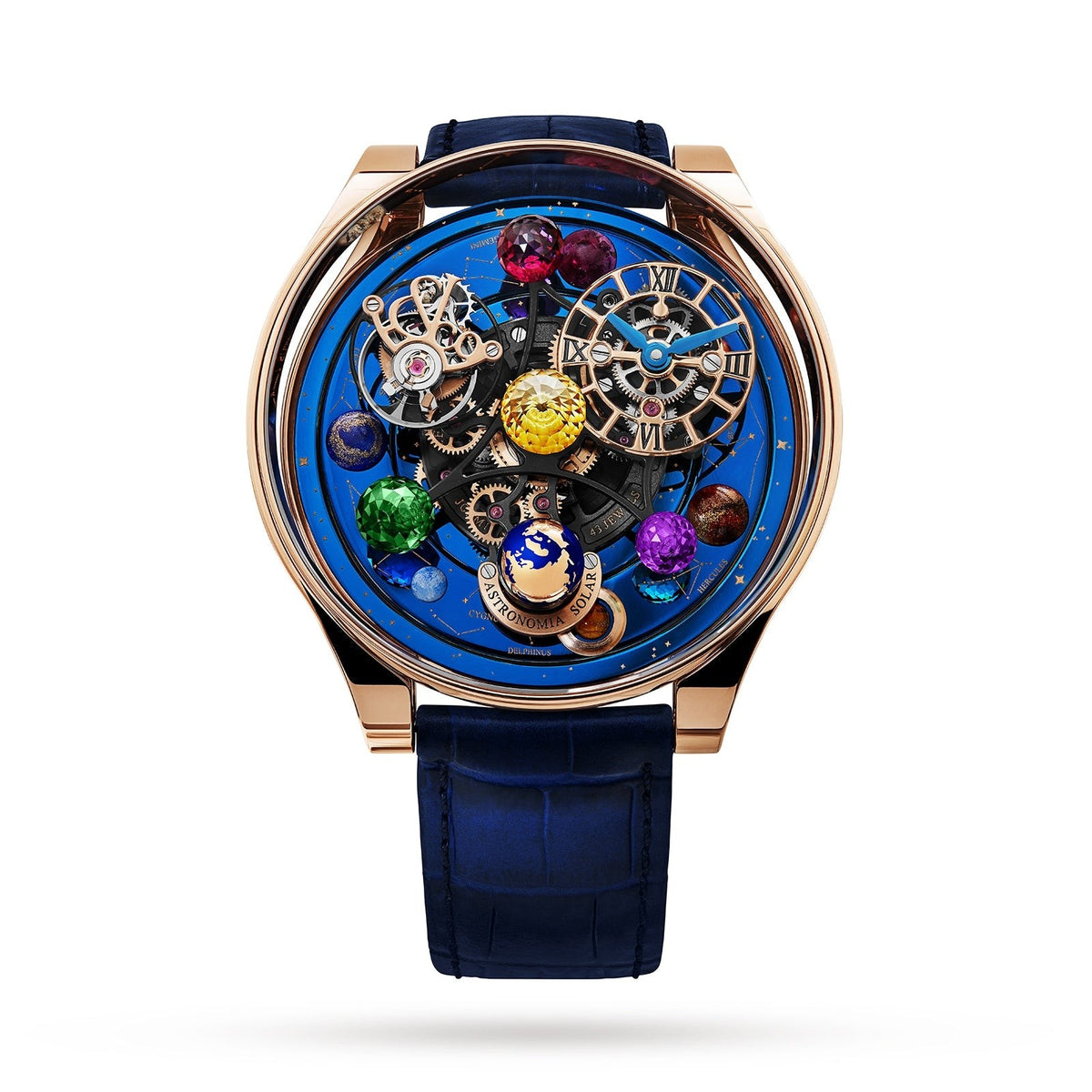 Classic Blue 18K Rose Gold 45.5mm