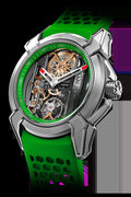 Skeleton Green Titanium 44mm (2)