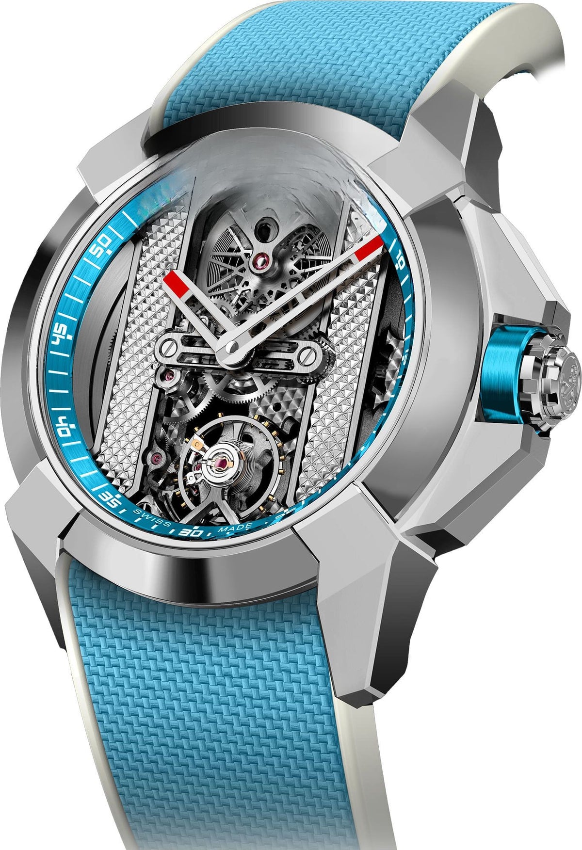 Skeleton Silver Steel 44mm