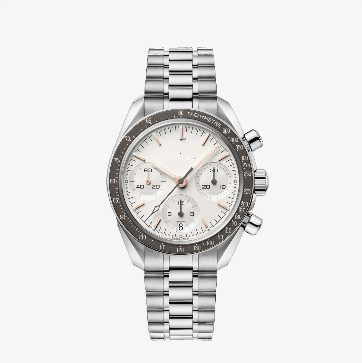 Chronograph White Stainless Steel 38mm