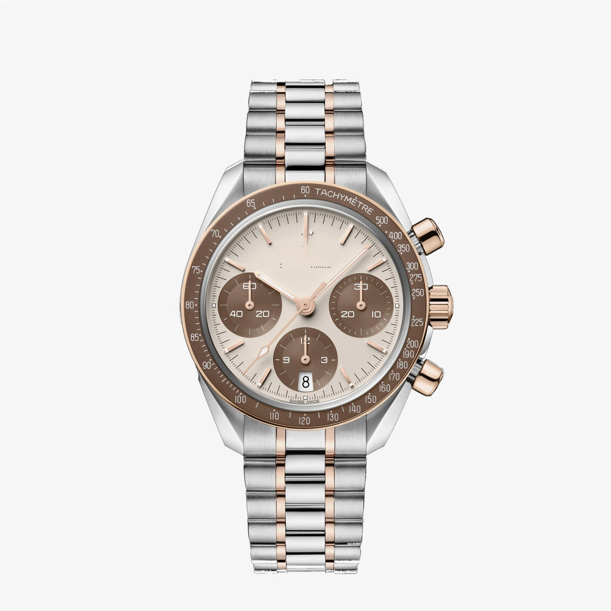 Chronograph White Stainless Steel 38mm (2)