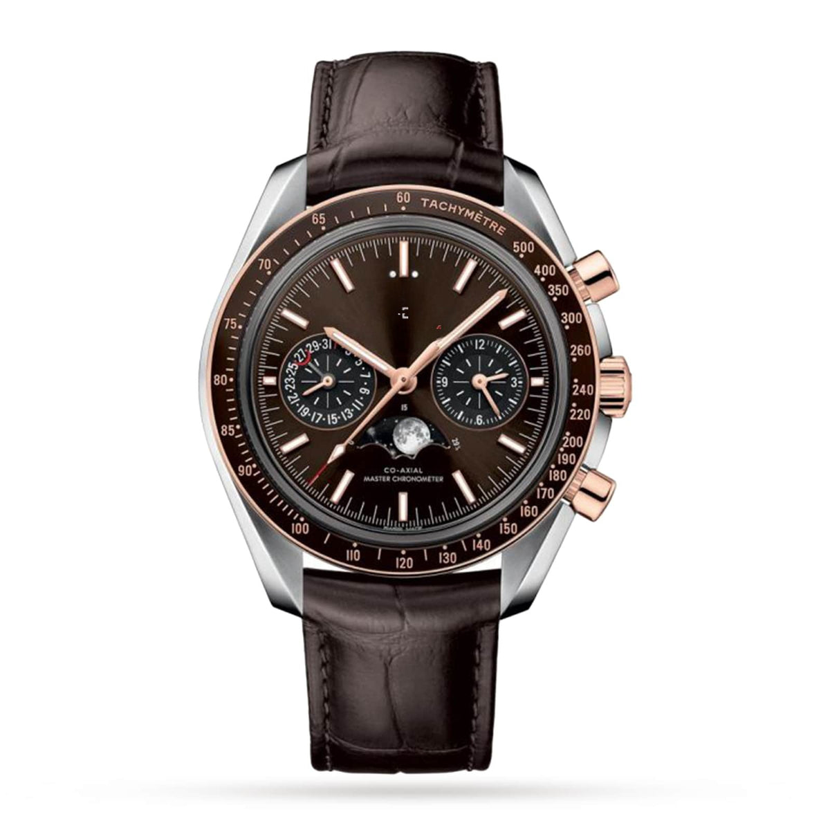 Chronograph Brown 18K Rose Gold 25mm