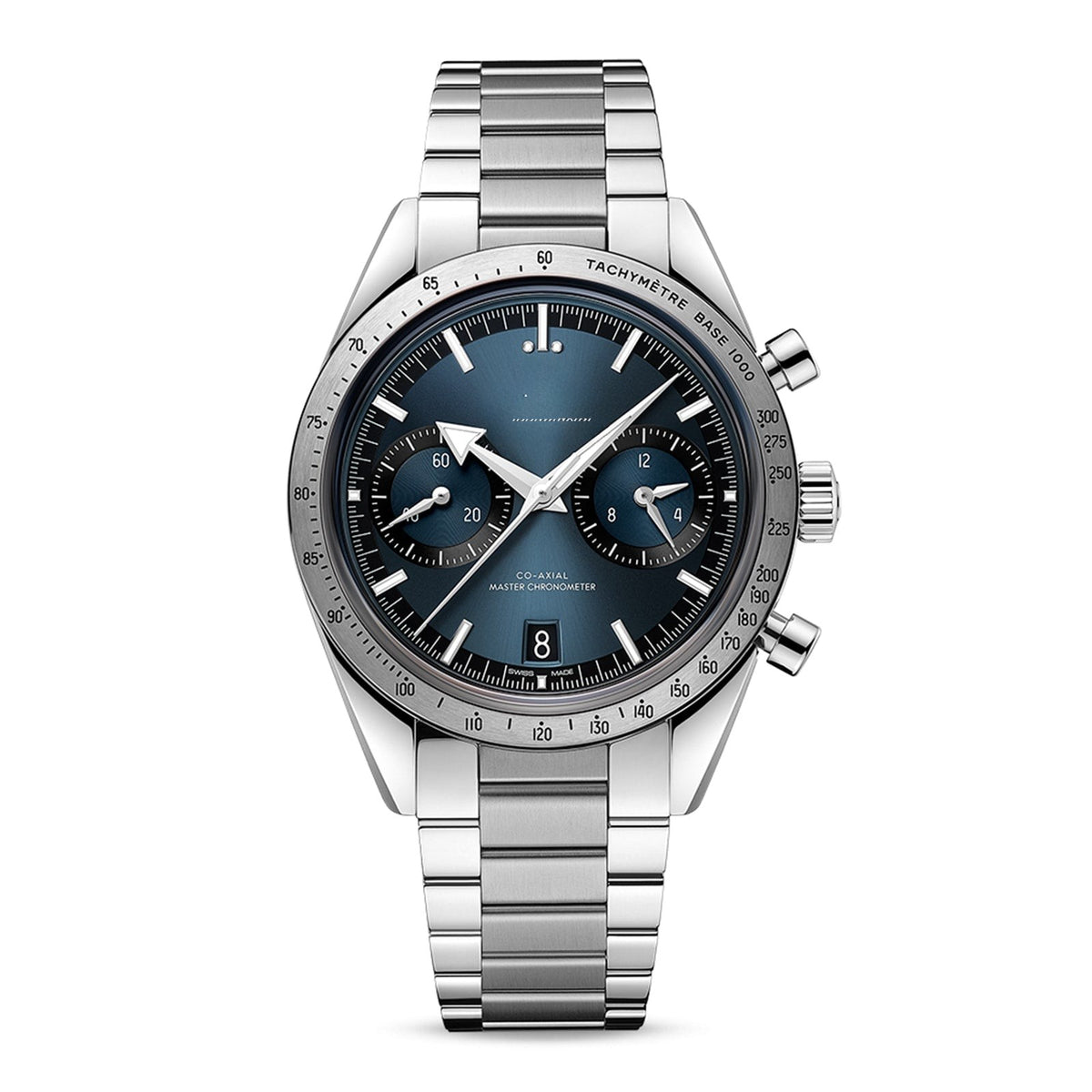 Vintage Blue Stainless Steel 40.5mm