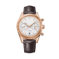 Chronograph Silver 18K Rose Gold 41.5mm