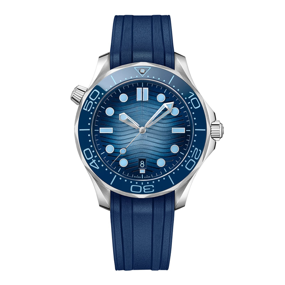 Skeleton Blue Stainless Steel 42mm