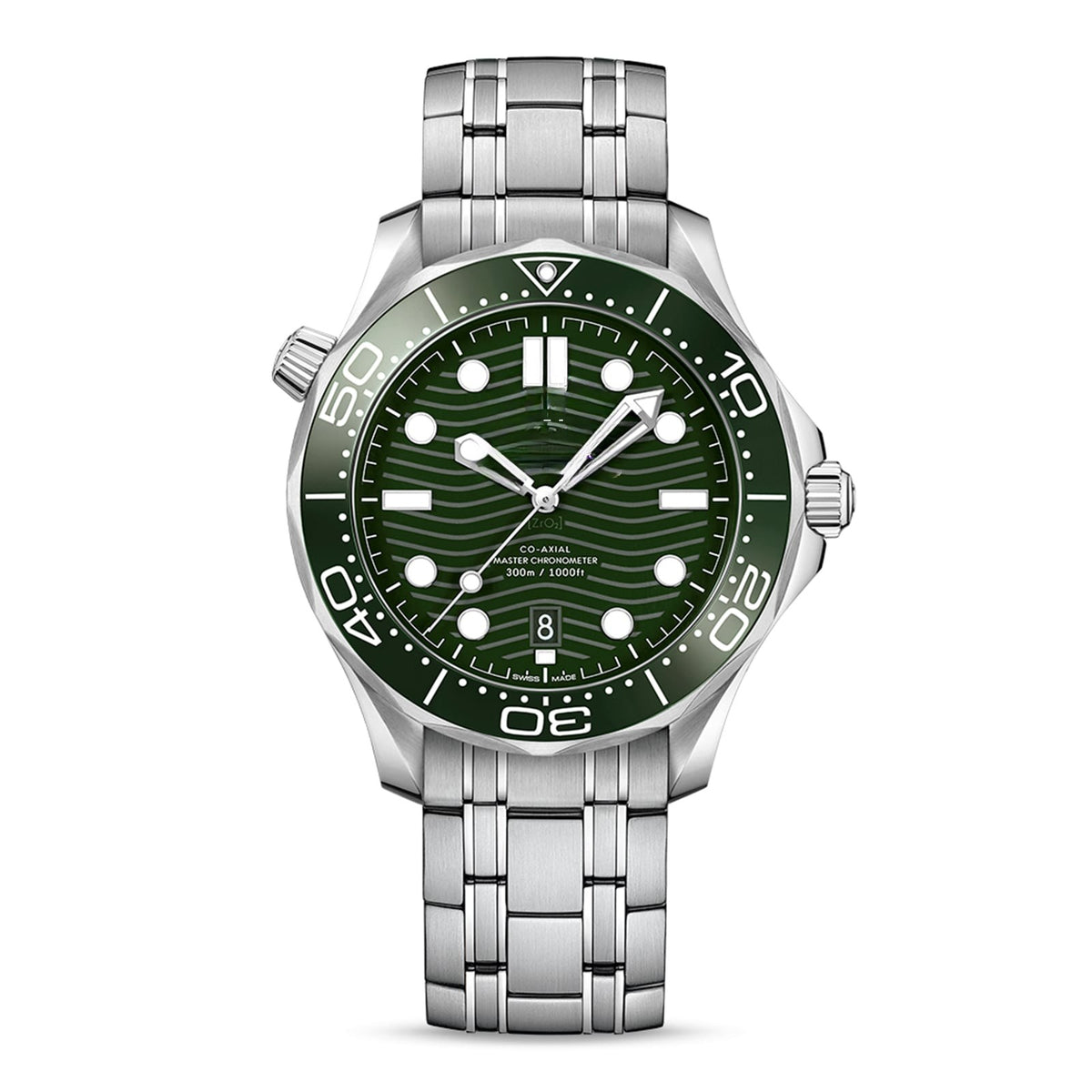 Dress White Stainless Steel 42mm